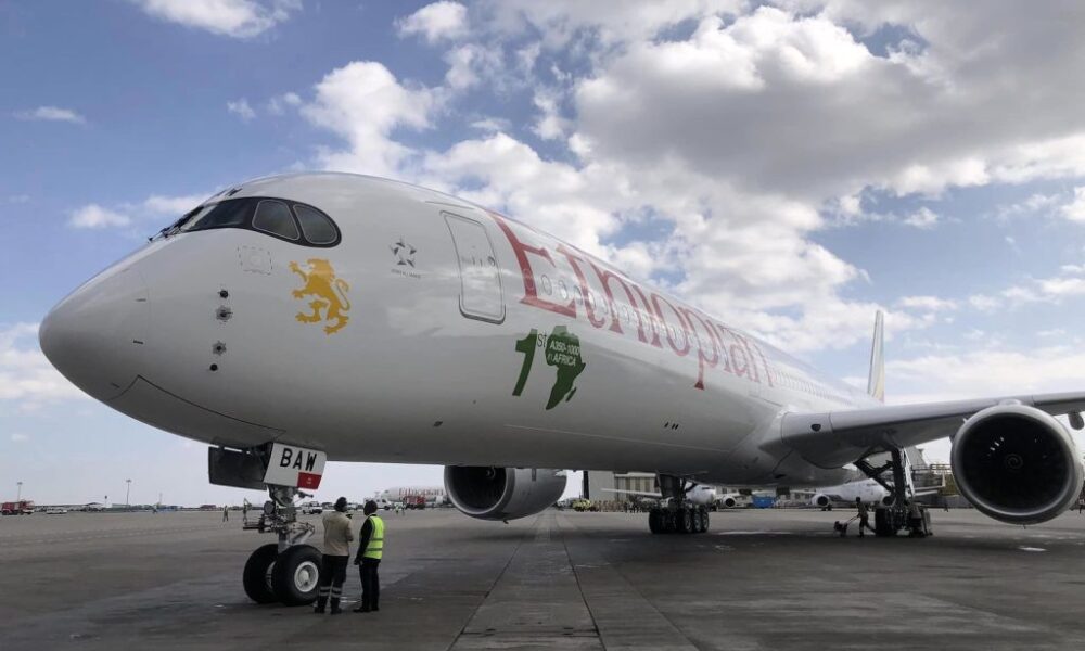 Ethiopian Airlines becomes the first in Africa to operate Airbus A350-1000, enhancing premium service and sustainability efforts.