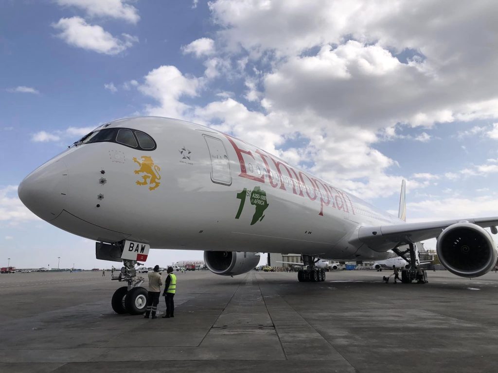Ethiopian Airlines becomes the first in Africa to operate Airbus A350-1000, enhancing premium service and sustainability efforts.