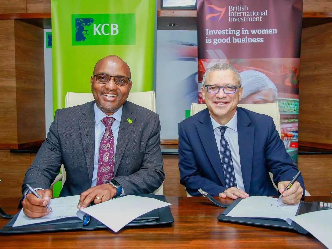 BII commits $100M to KCB Bank to support women-led businesses and climate projects in Kenya, promoting inclusive growth and green finance.