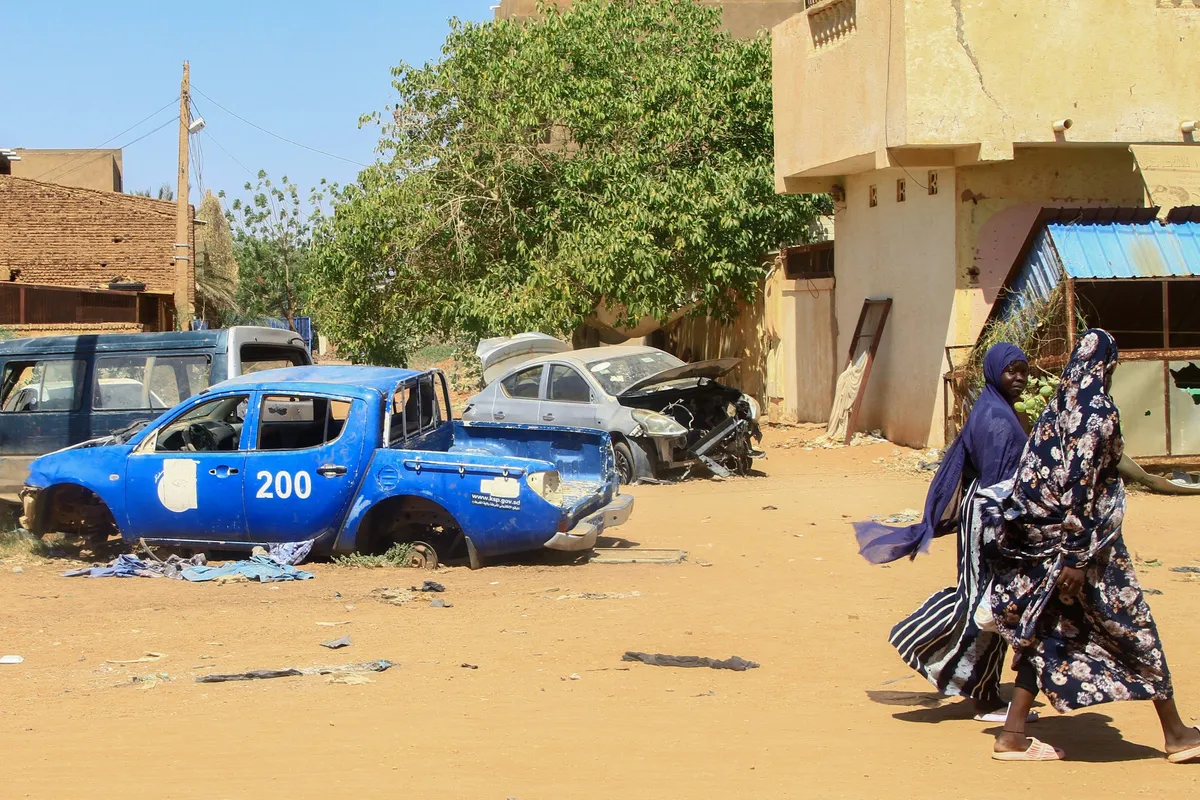 Sudan's civil war hits three-year mark with mass displacement, famine, and stalled aid. SAF, RSF hold opposing regions as conflict drags on.