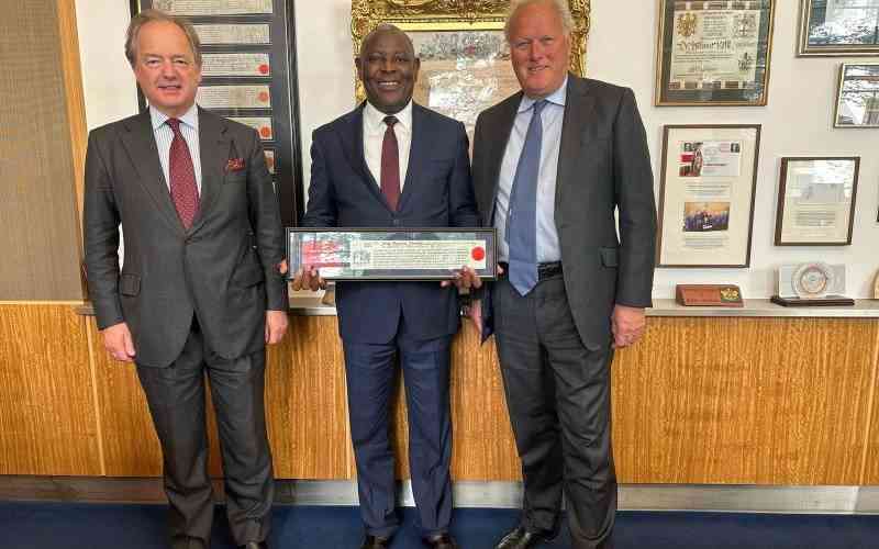 Dr. James Mwangi of Equity Group joins Mandela and Churchill in receiving London’s historic honour, spotlighting Africa’s rising influence on global finance.