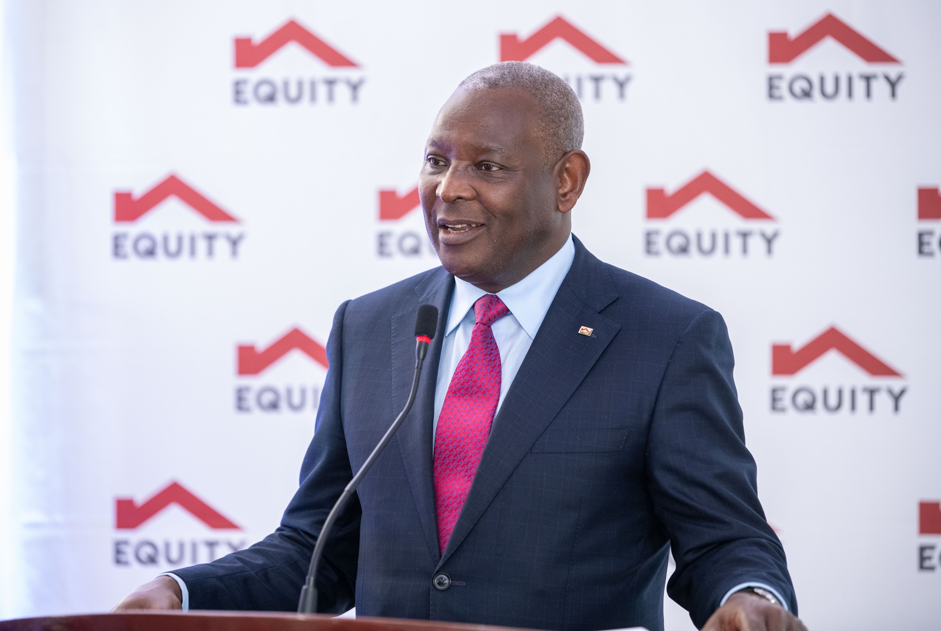 Equity Bank posts KSh14.8B Q1 2025 profit, down 2% on reforms. Growth in DRC, Uganda offsets fraud fallout. CEO Mwangi vows tech-led discipline.