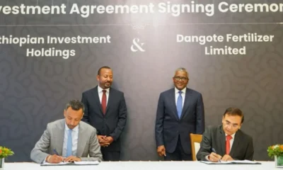 Ethiopia has signed a $2.5 billion deal with Nigeria’s Dangote Group to build a fertiliser plant in Gode. The facility will produce 3 million metric tons annually, easing Africa’s reliance on imports. The agreement marks a bold step in boosting food security and industrial growth.